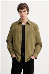 ΒΑΜΒΑΚΕΡΟ ΠΟΥΚΑΜΙΣΟ CHEMISE MALO LOGO ΑΝΔΡΙΚΟ, ΧΡΩΜΑ: ΠΡΑΣΙΝΟ, COHKU.H12553 APC