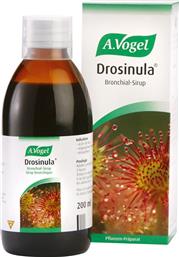 A. VOGEL DROSINULA BRONCHIAL SIRUP ΣΙΡΟΠΙ ΜΕ ΕΚΧΥΛΙΣΜΑ ΒΟΤΑΝΩΝ ΓΙΑ ΞΗΡΟ & ΠΑΡΑΓΩΓΙΚΟ ΒΗΧΑ ΚΑΤΑ ΤΗΣ ΒΡΑΧΝΑΔΑΣ & ΕΡΕΘΙΣΜΕΝΟΥ ΒΛΕΝΝΟΓΟΝΟΥ ΓΙΑ ΡΕΥΣΤΟΠΟΙΗΣΗ ΒΛΕΝΝΩΔΩΝ ΕΚΚΡΙΣΕΩΝ 200ML A VOGEL