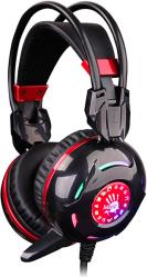 GAMING EARPHONE BLOODY G300 MICROPHONEBLACK AND RED A4TECH