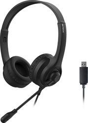 HU-8 USB STEREO HEADSET BLACK A4TECH