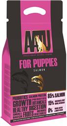 ΤΡΟΦΗ ΣΚΥΛΟΥ PUPPY GRAIN FREE ΣΟΛΟΜΟΣ (1,5KG) AATU