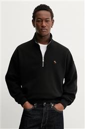 ΜΠΛΟΥΖΑ ΧΡΩΜΑ: ΜΑΥΡΟ, KI122-5541-900 ABERCROMBIE & FITCH