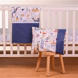 ΣΕΤ ΣΕΝΤΟΝΙΑ BOY ON ADVENTURE ΓΙΑ ΚΟΥΝΙΑ 70 X 140 CM 3 ΤΜΧ ABO