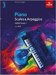 PIANO SCALES & ARPEGGIOS FROM 2021 - GRADES 3 ABRSM