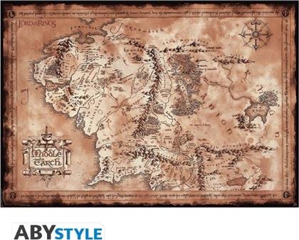 POSTER LORDS OF THE RINGS - MAP ABYSSE