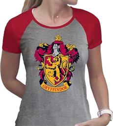 T-SHIRT - CORP - HARRY POTTER- GRYFFINDOR - ΓΚΡΙ/ΚΟΚΚΙΝΟ - ΓΥΝΑΙΚΑ L ABYSSE