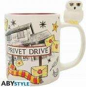 ABYSSE HARRY POTTER - HEDWIG &AMPAMP PRIVET DRIVE 3D HANDLE MUG ABYSTYLE