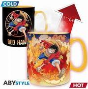 ABYSSE ONE PIECE - LUFFY &AMPAMP SABO HEAT CHANGE MUG (460ML) ABYSTYLE