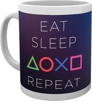 ABYSSE PLAYSTATION - EAT SLEEP PLAY REPEAT MUG ABYSTYLE