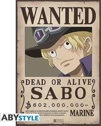 ΑΦΙΣΑ ONE PIECE WANTED SABO ΚΑΘΕΤΗ 52X38 CM ABYSTYLE