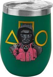 CINEREPLICAS TV SERIES NETFLIX SQUID GAME SQUID GAME GUARDS STAINLESS TRAVEL MUG ABYSTYLE