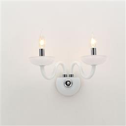 ΑΠΛΙΚΑ ΤΟΙΧΟΥ ACA LUNARIA BLK82182WWC WHITE ACA DECOR από το SPITISHOP