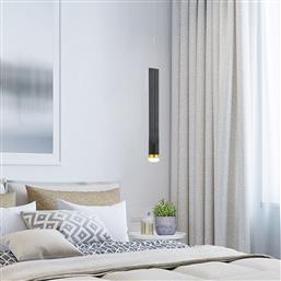 ΦΩΤΙΣΤΙΚΟ ΟΡΟΦΗΣ ΜΟΝΟΦΩΤΟ LED ACA ESTELA ZM26LEDP6BK BLACK ACA DECOR