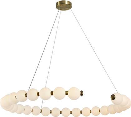 ΦΩΤΙΣΤΙΚΟ ΟΡΟΦΗΣ ΜΟΝΟΦΩΤΟ LED ACA LOLLY HM236LEDP100 BRASS GOLD/WHITE ACA DECOR