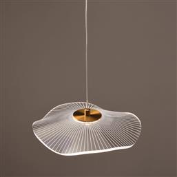 ΦΩΤΙΣΤΙΚΟ ΟΡΟΦΗΣ ΜΟΝΟΦΩΤΟ LED ACA NINFEA ZM34LEDP22BR BRASS ACA DECOR