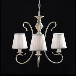 ΠΟΛΥΕΛΑΙΟΣ ΟΡΟΦΗΣ ACA DIJON DL7613 ΜΕΤΑΛΛΙΚΟΣ 56X56X45 CM - ΕΚΡΟΥ/ΛΕΥΚΟΣ ACA DECOR