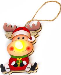 ΣΤΟΛΙΔΙ ΧΡΙΣΤΟΥΓΕΝΝΙΑΤΙΚΟ ΜΕ LED (7X10) ACA REINDEER X0711669 ACA DECOR