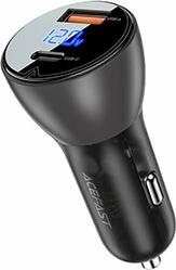 CAR CHARGER B6 63W 3.6A USB + TYPE-C BLACK ACEFAST από το e-SHOP