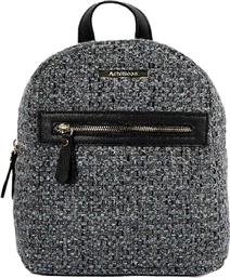 ΓΥΝΑΙΚΕΙΟ BACKPACK TWEED ΜΕ ΜΕΤΑΛΛΙΚΟ ΛΟΓΟΤΥΠΟ - 95001424 ΜΠΛΕ ACHILLEAS