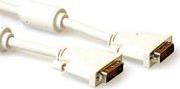 AK3634 CABLE DVI-D PLUG - DVI-D PLUG 10 M WHITE ACT