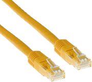 IB8805 NETWORK PATCH CABLE CAT.6 U/UTP 5M YELLOW BULK ACT