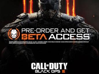 PS4 GAME - CALL OF DUTY: BLACK OPS III *PRE-ORDER BETA ACCESS* ACTIVISION