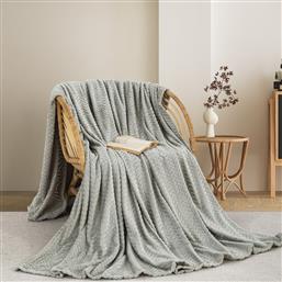 ΚΟΥΒΕΡΤΑ FLEECE ΥΠΕΡΔΙΠΛΗ (220X240) ADAMHOME 550 OLIVE GREEN ADAM HOME
