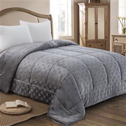 ΚΟΥΒΕΡΤΟΠΑΠΛΩΜΑ ΗΜΙΔΙΠΛΟ (180X240) ADAMHOME 825 GREY ADAM HOME