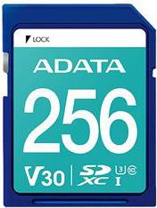 ASDX256GUI3V30S-R PREMIER PRO SDXC 256GB UHS-I U3 V30S CLASS 10 RETAIL ADATA