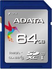 ASDX64GUICL10-R PREMIER SDXC 64GB UHS-I CLASS 10 ADATA