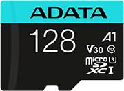 AUSDX128GUI3V30SA2-RA1 PREMIER PRO 128GB MICRO SDXC U3 V30 A2 WITH ADAPTER ADATA