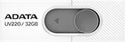 AUV220-32G-RWHGY UV220 32GB USB 2.0 FLASH DRIVE WHITE/GREY ADATA από το e-SHOP