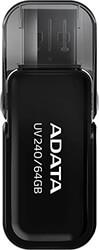 AUV240-64G-RBK UV240 64GB USB 2.0 FLASH DRIVE BLACK ADATA