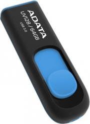 DASHDRIVE UV128 64GB USB 3.2 FLASH DRIVE BLACK/BLUE ADATA