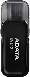 DASHDRIVE UV240 32GB USB 2.0 STICK ΜΑΥΡΟ ADATA