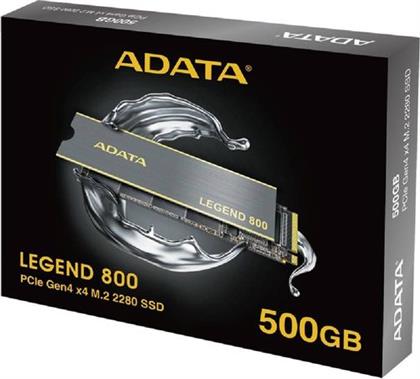 LEGEND 800 M2 NVME 500GB PCIE4 SSD ΕΣΩΤΕΡΙΚΟΣ ΣΚΛΗΡΟΣ ΔΙΣΚΟΣ ADATA