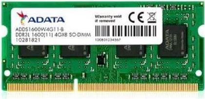 ΜΝΗΜΗ RAM PREMIER DDR3L 4GB 1600MHZ SO-DIMM ΓΙΑ LAPTOP ADATA