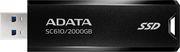 SC610 EXTERNAL SSD USB 3.2 GEN2 FLASH DRIVE 2TB SC610-2000G-CBK/RD ADATA