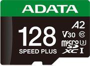 UD128GUI3V30A2SP-RA1 SPEED PLUS 128GB MICRO SDXC UHS-I 180MB/S U3 C10 WITH ADAPTER ADATA