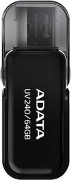 UV240 64GB USB 2.0 STICK ΜΑΥΡΟ ADATA από το PUBLIC