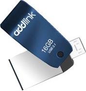 16GB OTG 2 IN 1 (MICRO USB+USB3.1) BLUE ( AD16GBT55B3 ) ADDLINK