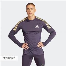 ADIZERO PROMO ΑΝΔΡΙΚΗ ΜΠΛΟΥΖΑ ΜΕ ΜΑΚΡΥ ΜΑΝΙΚΙ ΓΙΑ ΤΡΕΞΙΜΟ (9000169644-74005) ADIDAS