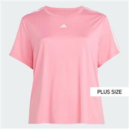 AEROREADY TRAIN ESSENTIALS 3-STRIPES ΓΥΝΑΙΚΕΙΟ PLUS SIZE T-SHIRT (9000177004-63137) ADIDAS