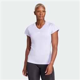 AEROREADY TRAIN ESSENTIALS MINIMAL BRANDING V-NECK (9000212355-81861) ADIDAS