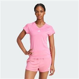 AEROREADY TRAIN ESSENTIALS MINIMAL BRANDING V-NECK (9000221862-69545) ADIDAS