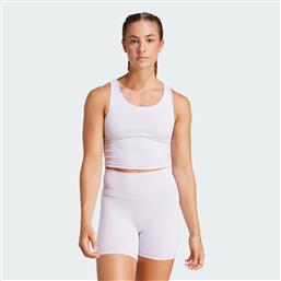 ALL ME MEDIUM-SUPPORT LONG LINE BRA TANK TOP (9000201853-65874) ADIDAS