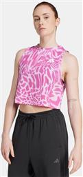 ALL OVER PRINT ΓΥΝΑΙΚΕΙΟ CROPPED ΑΜΑΝΙΚΟ T-SHIRT (9000213073-61322) ADIDAS
