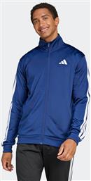ΑΝΔΡΙΚΗ ΑΘΛΗΤΙΚΗ ΖΑΚΕΤΑ ΜΕ ΛΟΓΟΤΥΠΟ REGULAR FIT ''3-STRIPES TRICOT'' - JI8817 ΜΠΛΕ ADIDAS
