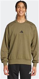 ΑΝΔΡΙΚΗ ΜΠΛΟΥΖΑ ΦΟΥΤΕΡ REGULAR FIT ''ESSENTIALS FEEL COZY FLEECE'' - KD5149 ΛΑΔΙ ADIDAS
