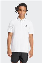 ΑΝΔΡΙΚΗ ΜΠΛΟΥΖΑ ΠΟΛΟ ΠΙΚΕ REGULAR FIT ''ESSENTIALS SMALL LOGO'' - JE9020 ΛΕΥΚΟ ADIDAS